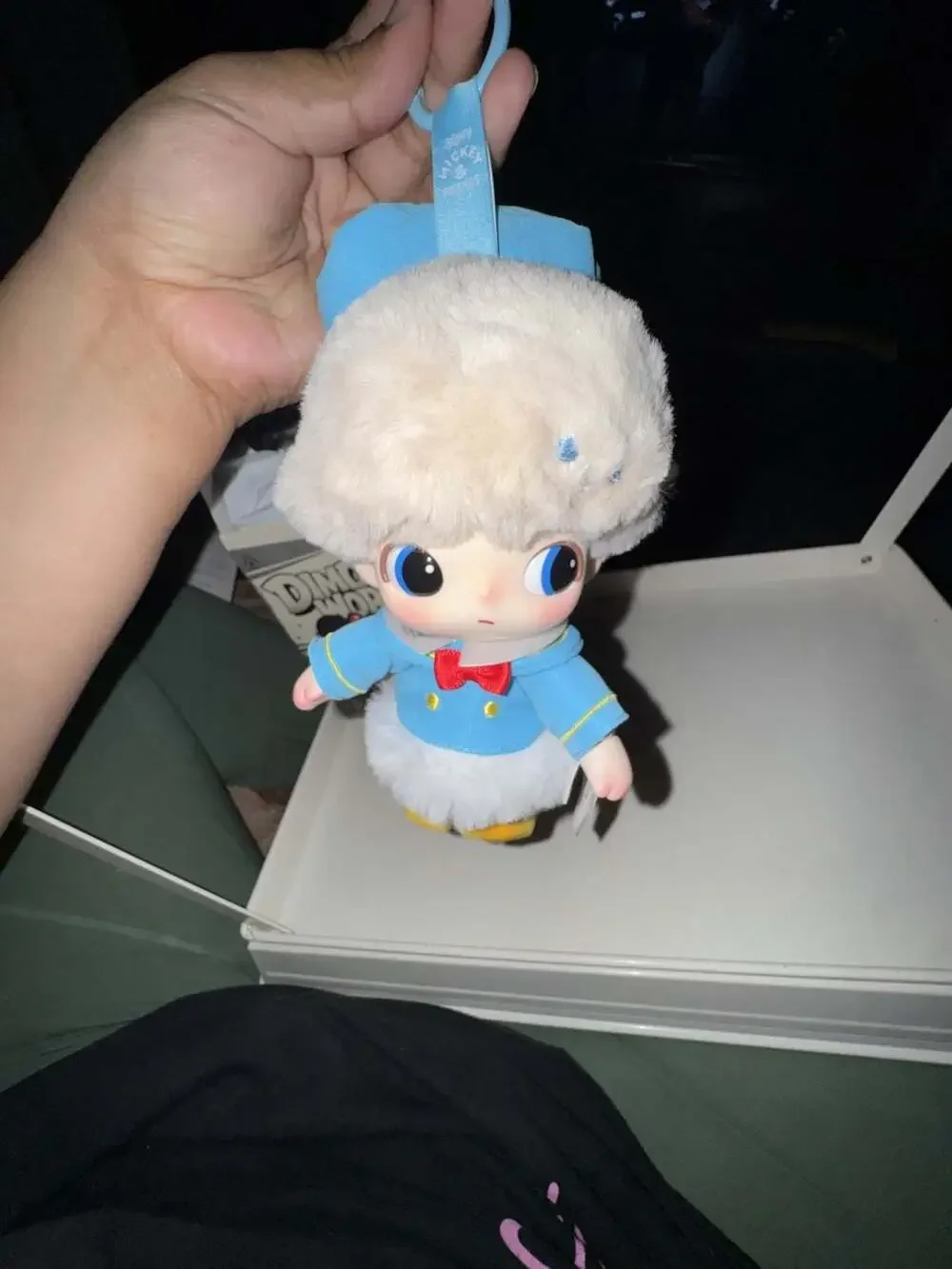 POP MART Dimoo World x Disney Series Donald Duck Vinyl Plush Keychain